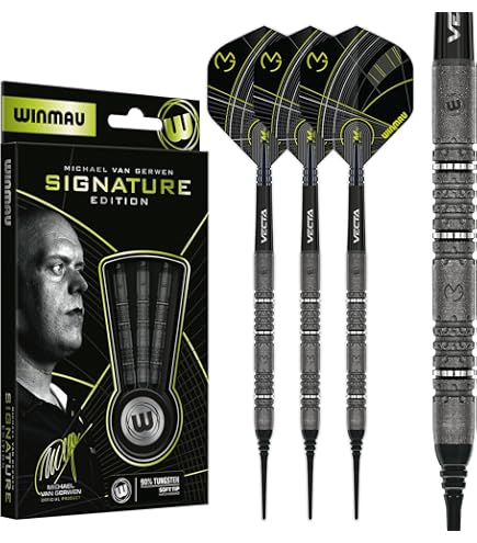 Amazon.com: WINMAU Michael Van Gerwen MvG Exact 23 gram Tungsten