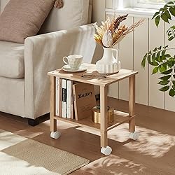 YUFAM 2 Tier Printer Stand with Storage,Under Desk