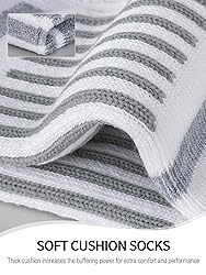 Airacker Athletic Quarter Socks with Cushion
