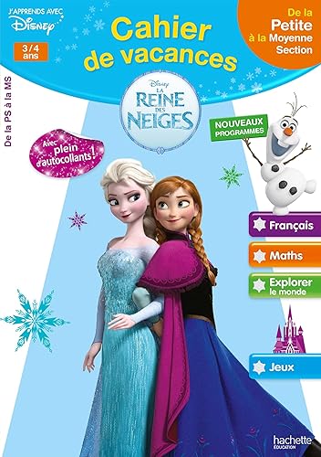 Download Cahier de vacances la Reine des Neiges - de la PS à la MS - Cahier de vacances PDF