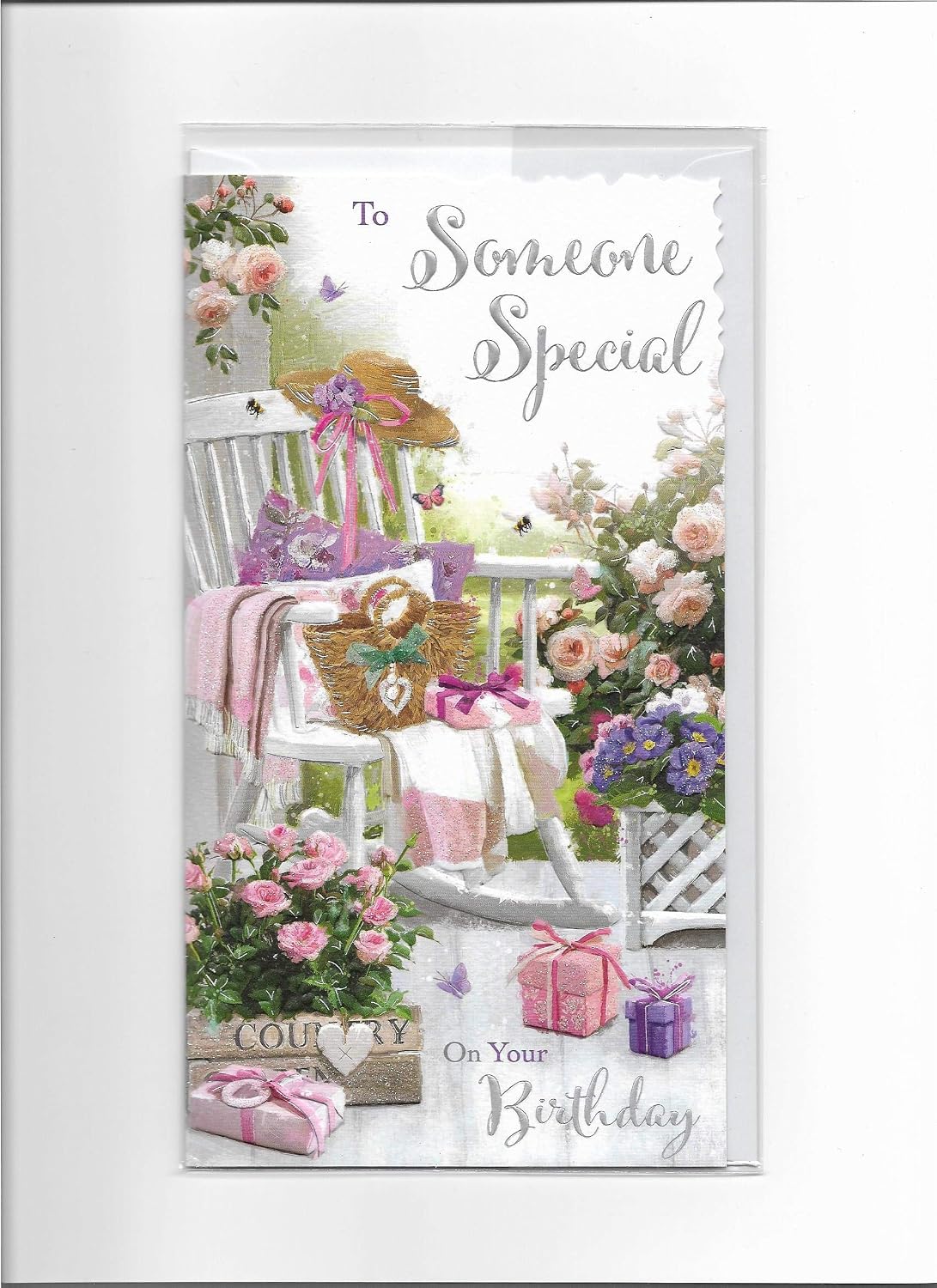 Jonny Javelin Someone Special Birthday Card, Pink, 133 x 235 mm