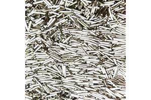 TOAAOT 2.5 LB Stainless Steel Tumbling Media Pins for Rotary Case Tumbler - 0.039" Diameter, 0.255" Length