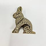 Bunny Rabbit. Vintage Antique Iron Bronze Handmade