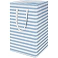 WISELIFE Laundry Hamper, 75L Large Collapsible Tall Laundry Basket with Handles, Water Resistant Freestanding Clothes Hamper,