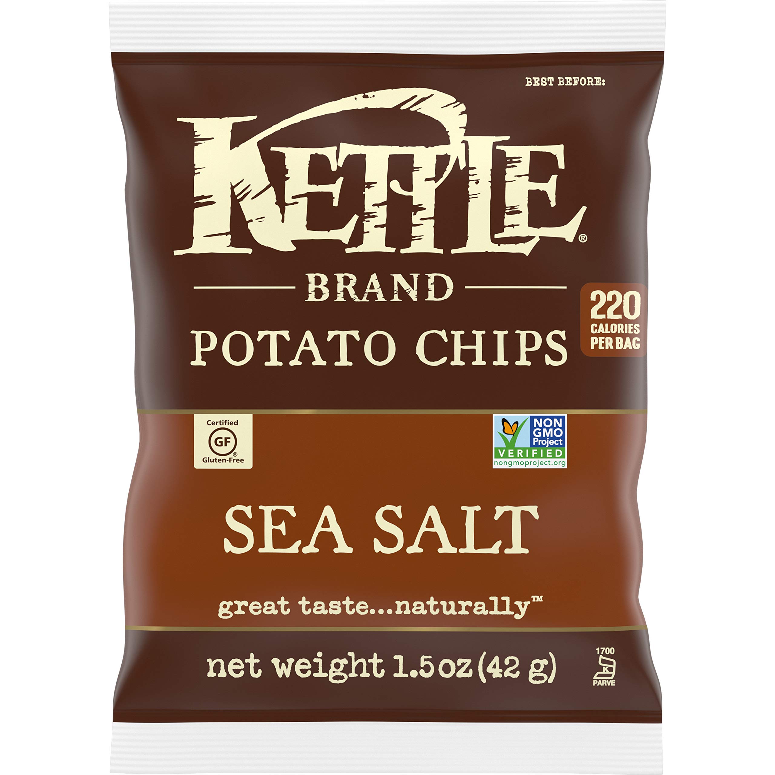 Kettle Brand Potato Chips Sea Salt Kettle Chips Snack Bag 1 5 Oz Buy Online In South Africa At Desertcart Co Za Productid