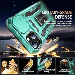 Goodon for iPhone 15 Case with Sliding Camera Cover