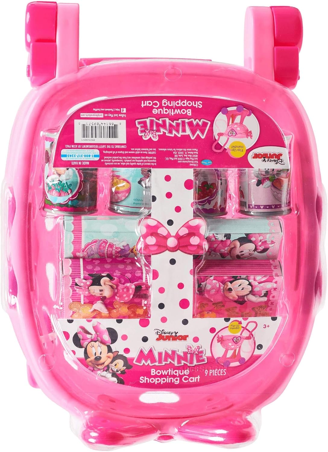 minnie happy helpers bowtique shopping cart pink