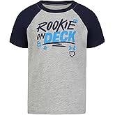 Under Armour Boys' Short Sleeve Sports Graphic T-Shirt, Lightweight & Breathable, Relaxed Fit, Mod Gray Rookie, 7
