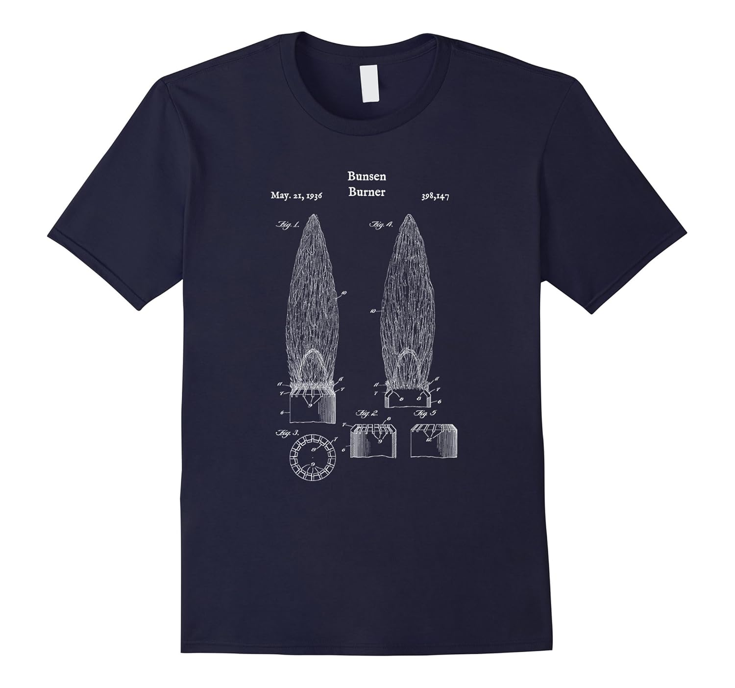 Vintage Bunsen Burner Shirt - Science Laboratory Flame Lab-ANZ