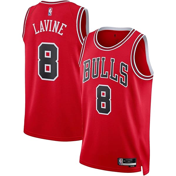 BULLS ジャージ 23番 グリーン レッド Amazon.com: Zach LaVine Chicago Bulls #8 Red Youth 8-20