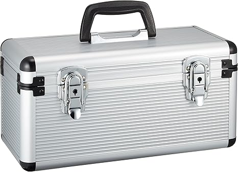 Amazon アイリスオーヤマ アルミケース 工具収納ケース 工具箱 W約34 5 D約17 5 H約19 5cm Am 34cd ツールボックス
