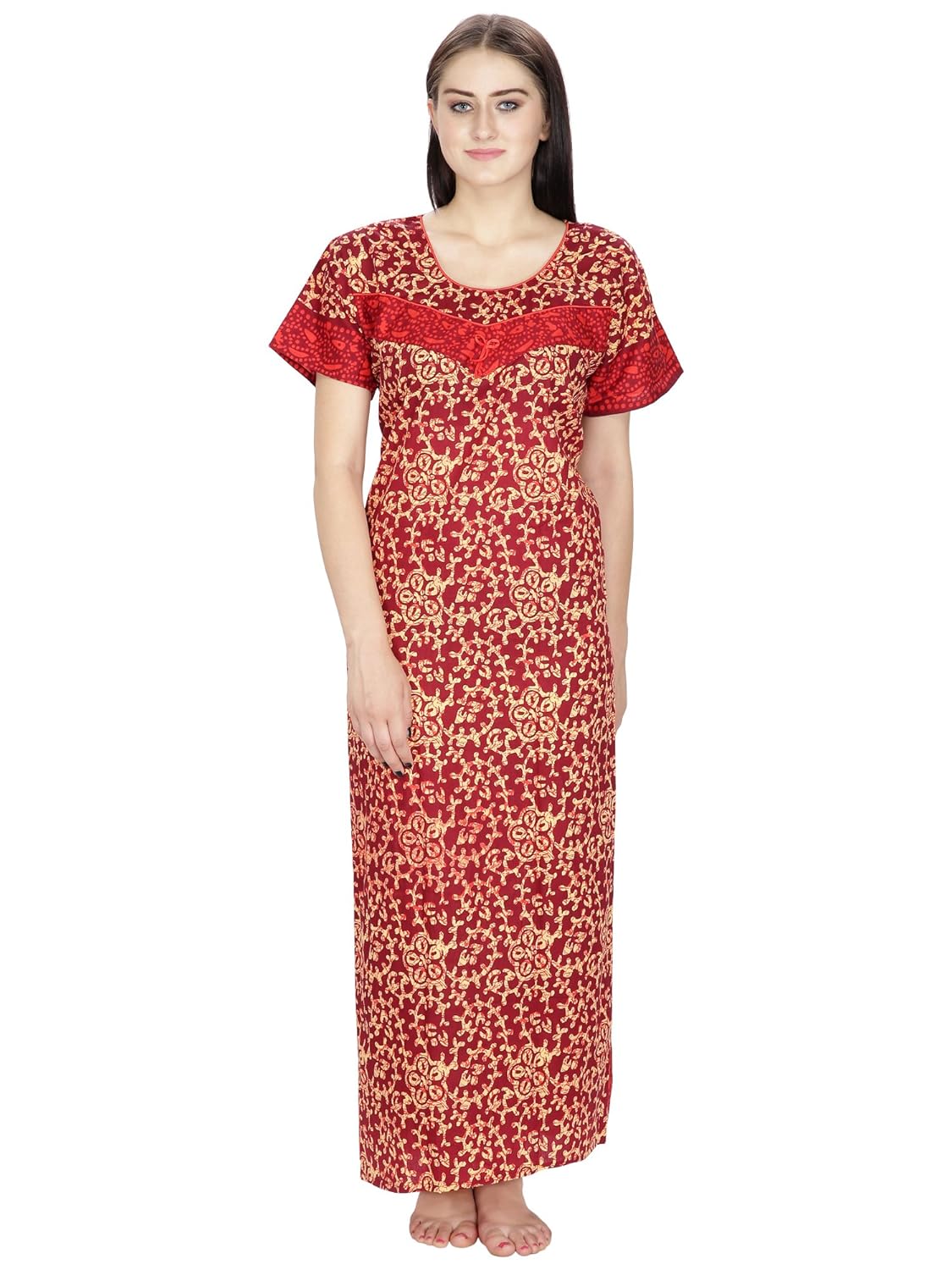 klamotten women's cotton nightdress