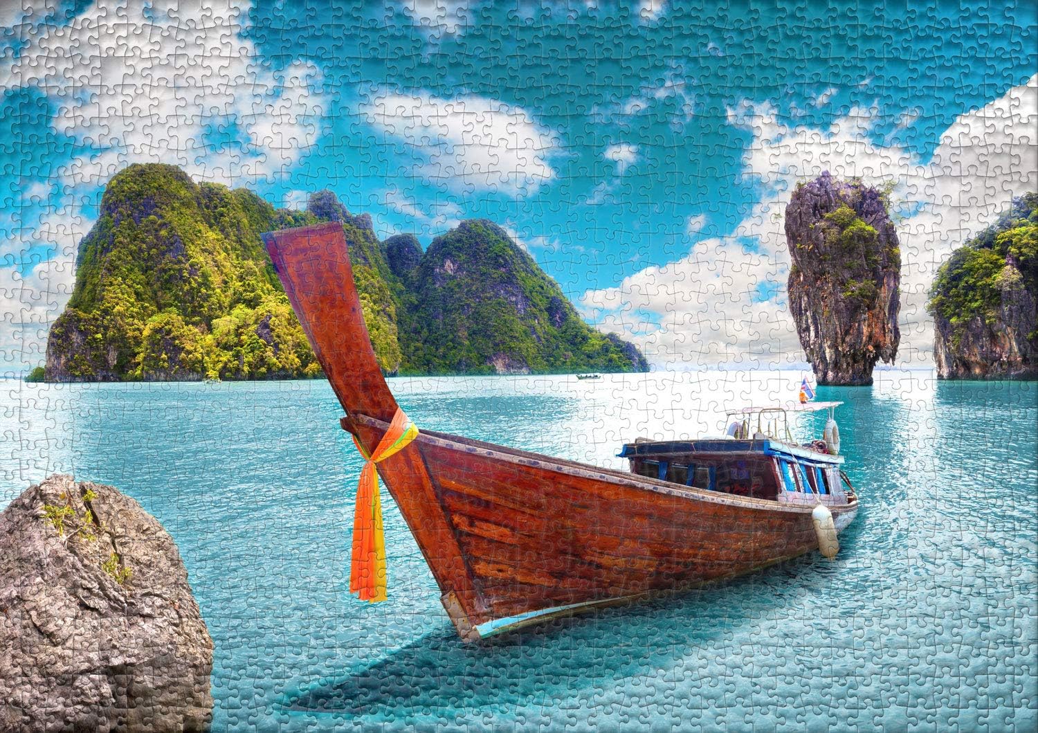 Puzzle EUROGRAPHICS: Puzzle De 1000 Piezas Playa Tranquila Tailandia