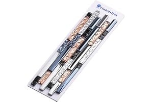 Blujellyfish Mosaic Tiles Crystal Glass Tile Rose Gold Interlocking Chrome Silver Black Ink Blue Mosaic Bath Kitchen Fireplace Decor TSTGT107 (Sample Size 4x12 Inches)