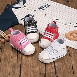 KKIIDDSS Unisex Baby Girls Boys Canvas High-top