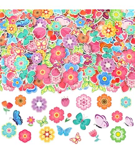 320Pcs Butterfly Foam Stickers,5Sheets Glitter Flower Butterfly Shape Stickers Colorful Self Adhesive Sticker For Scrapbooking Crafts Art DIY Greeting Card Home Decor Party Supplies