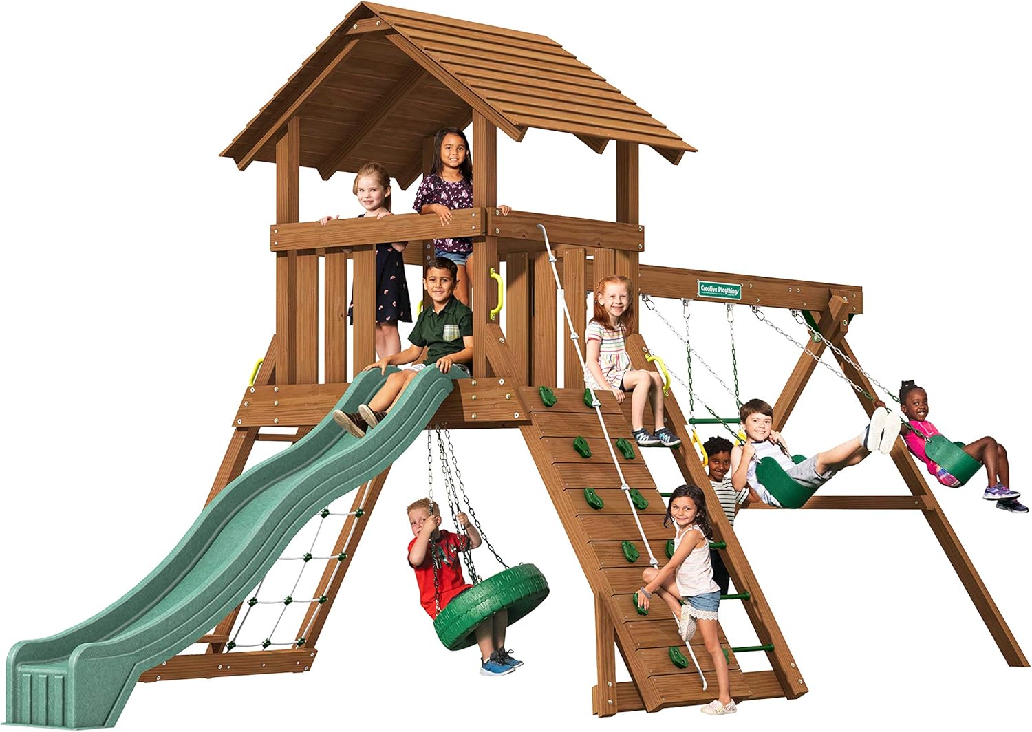 creative playthings swing set