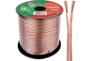 Pyramid RSW1250 12 Gauge 50 Feet Spool of High Quality Speaker Zip Wire