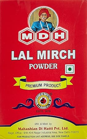 MDH Lal Mirch Powder, 100g Carton