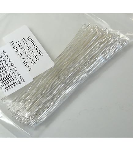 Lot De 25 Tiges à Tête Bali Plaquées Argent Sterling - 21 Gauge - 1.5 Pouces - Pour Création De Bijoux