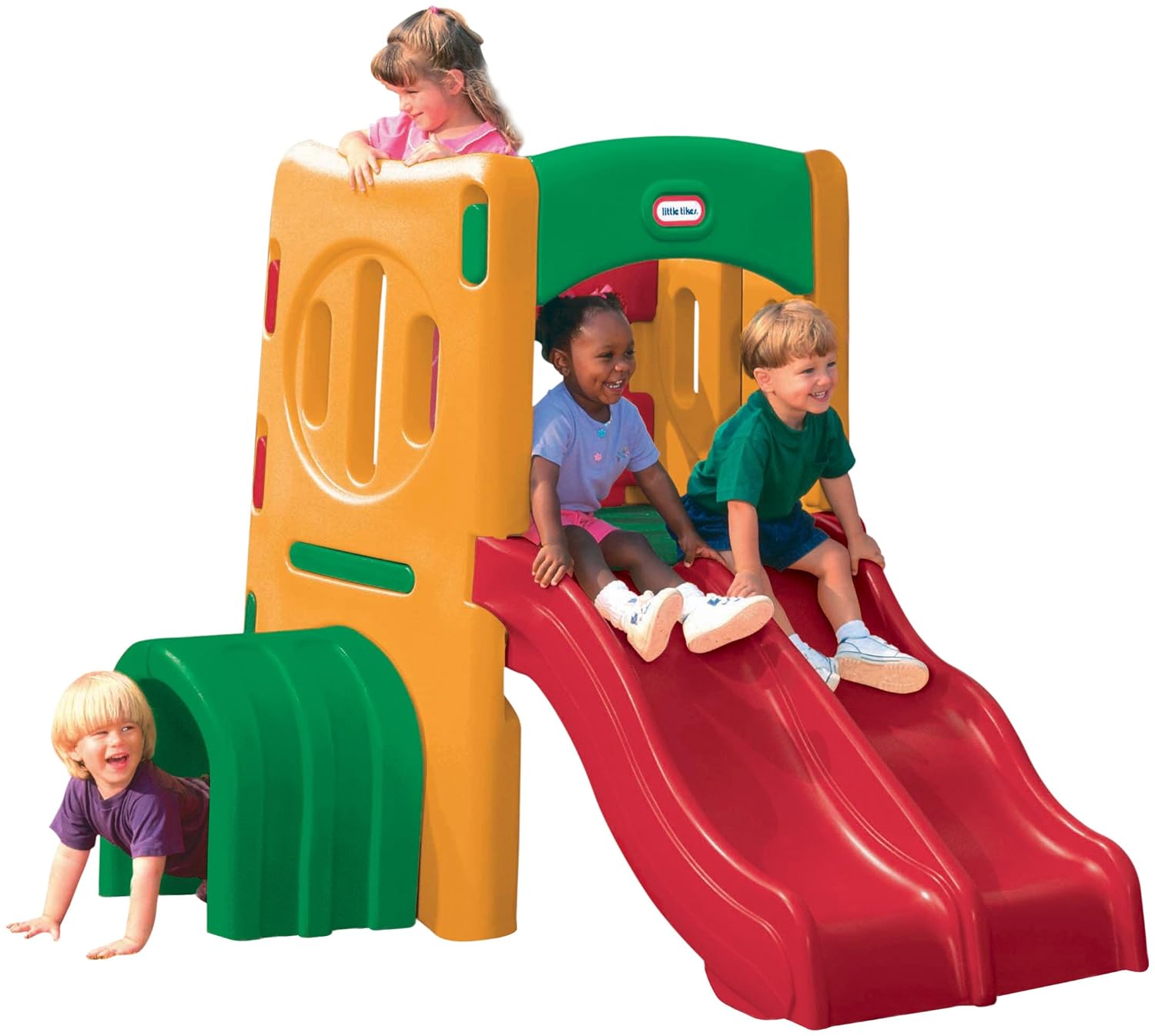 little tikes slide and tunnel