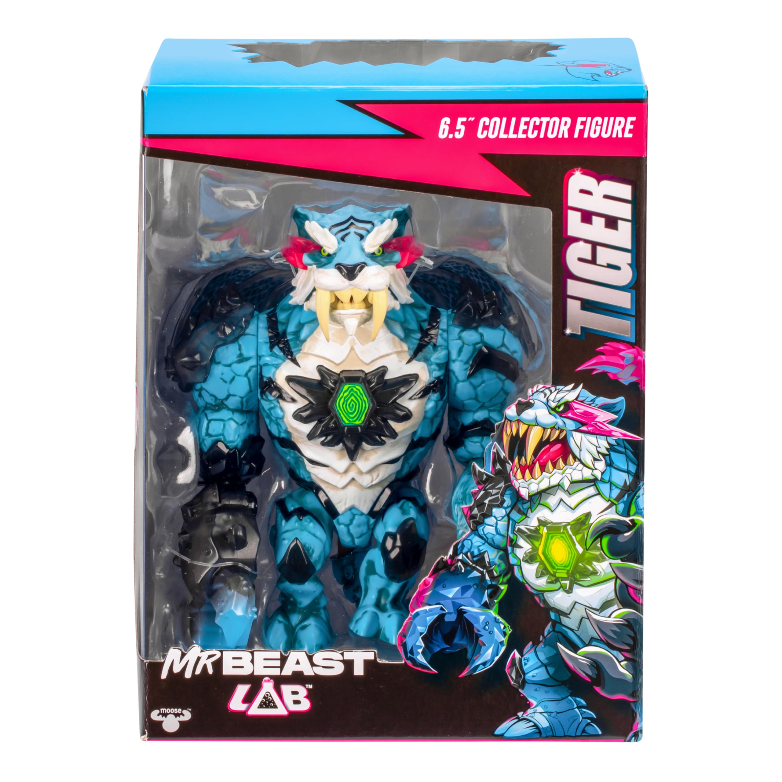 MrBeast Lab Apex Beast Tiger Collector Figure, 6.25
