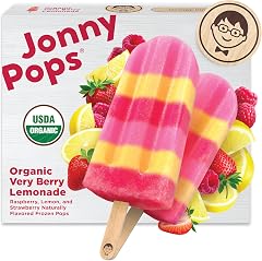 JonnyPops Organic Very Berry Lemonade Frozen Pops 8ct