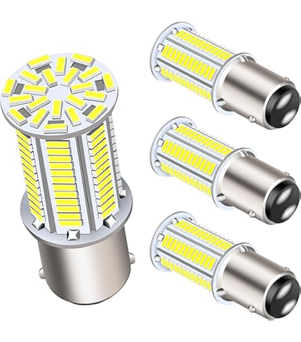 Ruiandsion BA15D 1196 LED-Lampen – 2 Stuks – 12-24V AC/DC – 6500K Wit – 2835 21SMD – 450 Lumen – Niet-Polair – Voor Camper, Boot, Aanhanger & Meer 5 miniatura