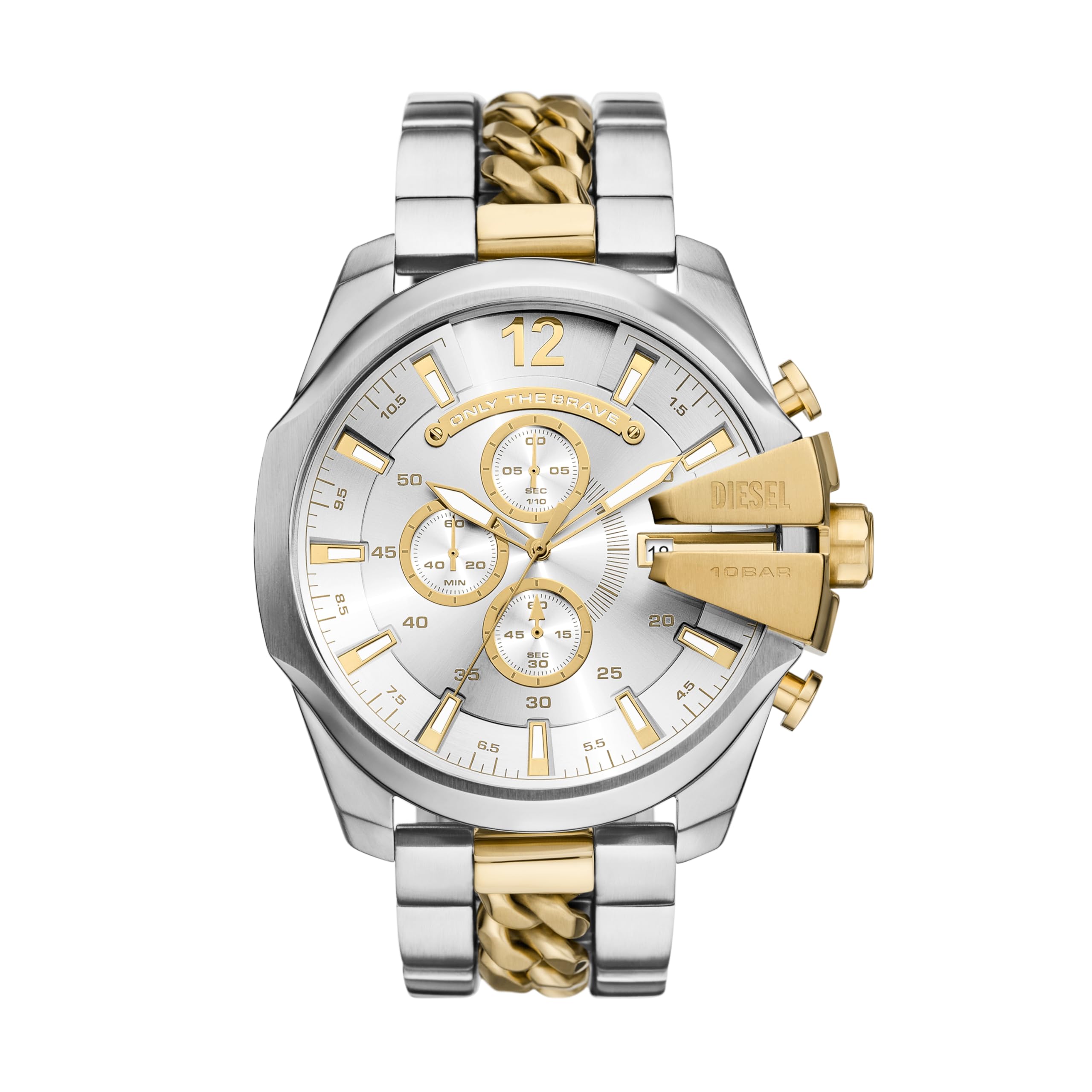 Diesel Men's Mega Chief Chronograph Two-Tone Stainless Steel Watch Image