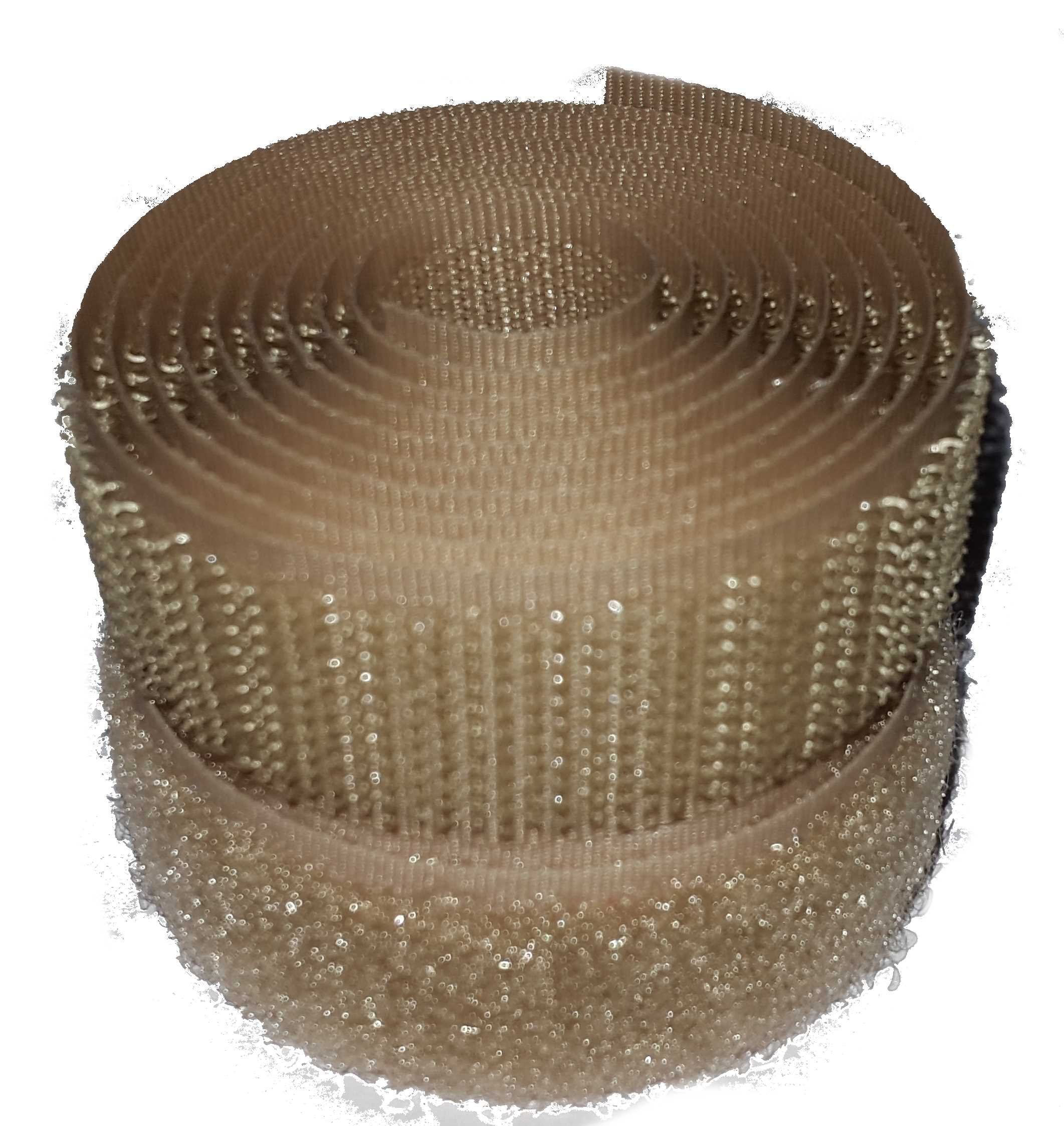 Beige 20mm Sew-on Hook & Loop Tape Alfatex® Brand supplied by the Velcro Companies - Various Lengths (Length 3m)