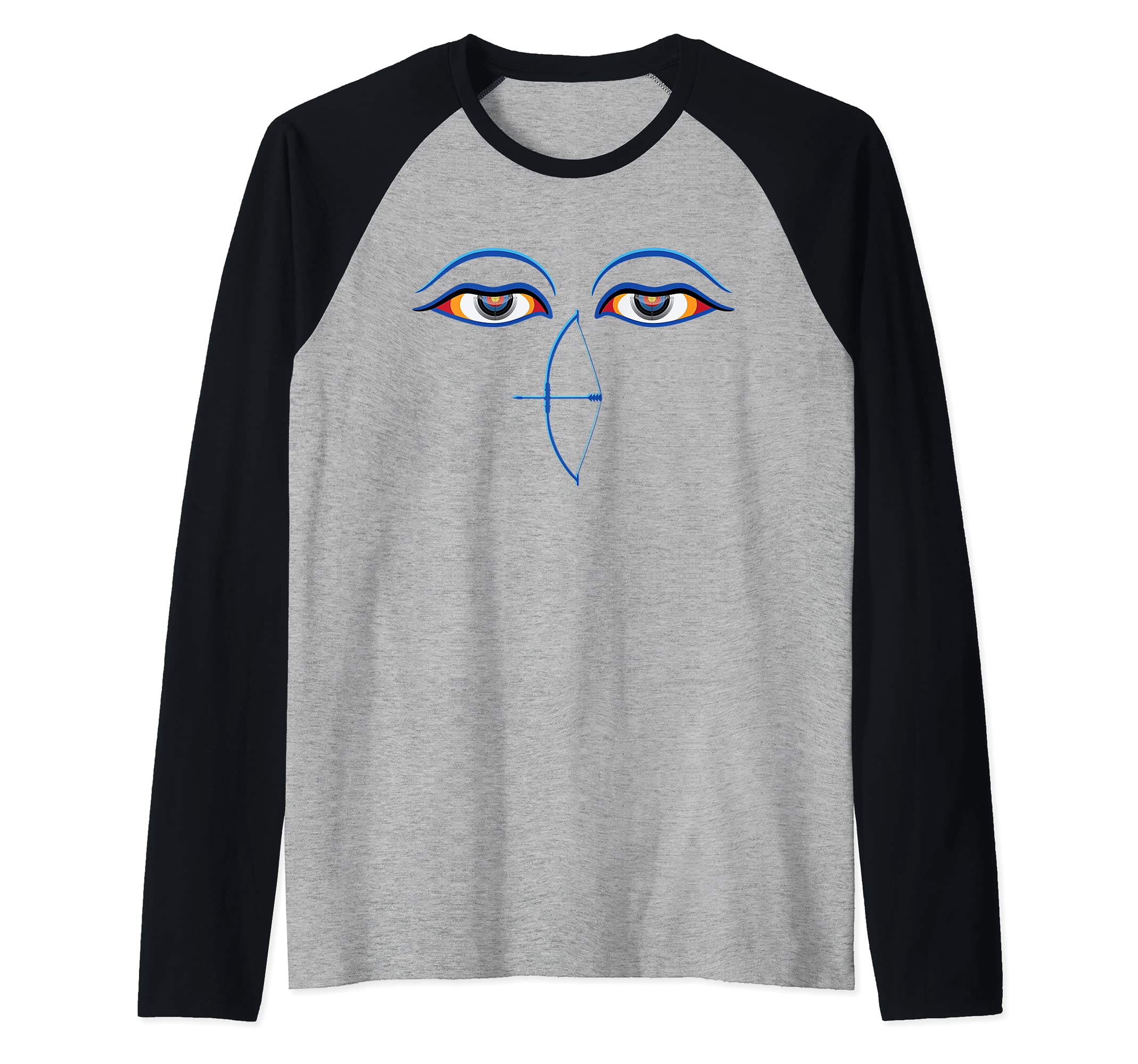 Traditional Archery T-Shirt : Gift for an Archer or Bowman Raglan Baseball Tee