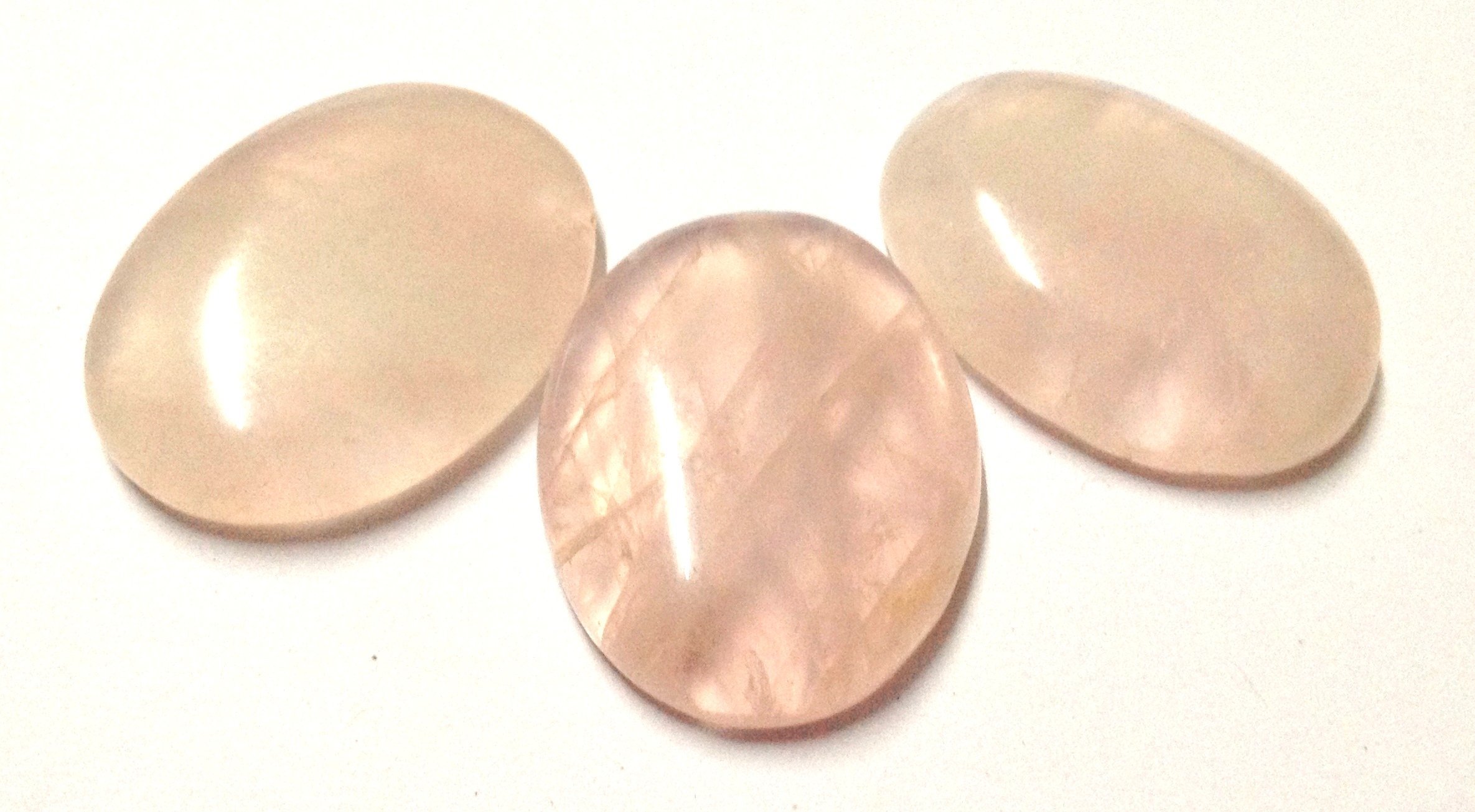 Rose Quartz Gemstone Single Thumb Stone Crystal Healing Wellness Reiki Feng Shui Gift Energy Peace Meditation Worry Stone Handcrafted