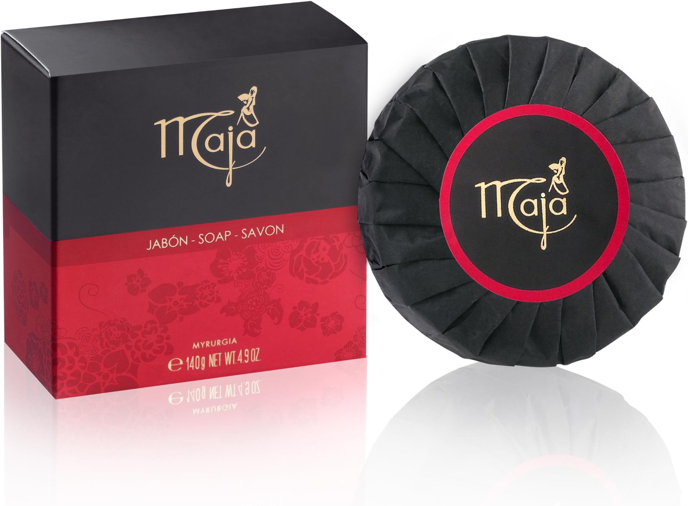 Maja Soap Round in Folding Tray Pack of 2 x 140 g)