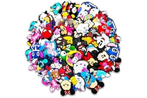 WLYOSVJE 35,50,100 Cartoon Random Shoe Decoration Charms for Croc Clog Sandals