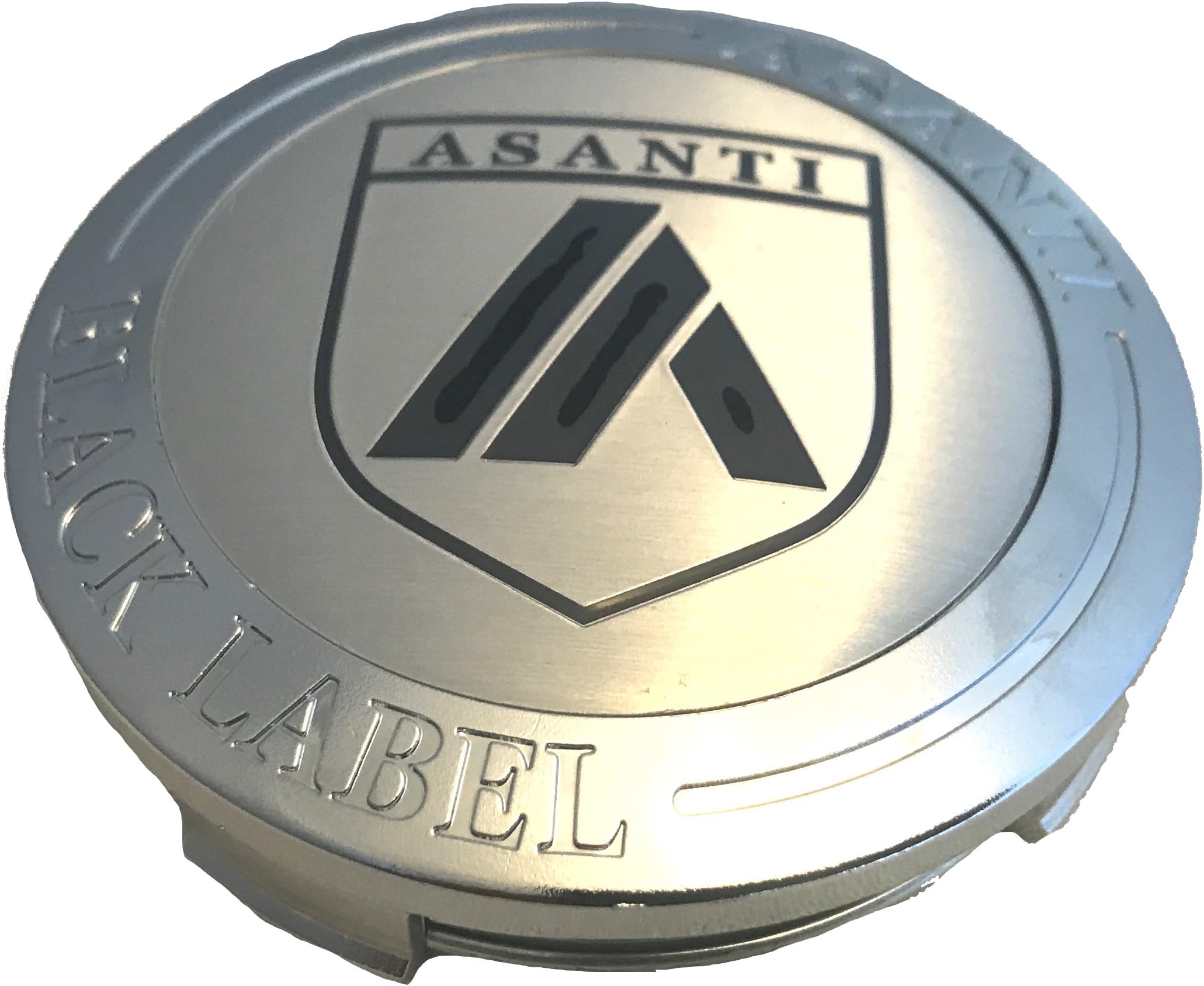 Asanti Black Label Chrome Wheel Center Cap TWO pn: N-ABl, ABLCAP