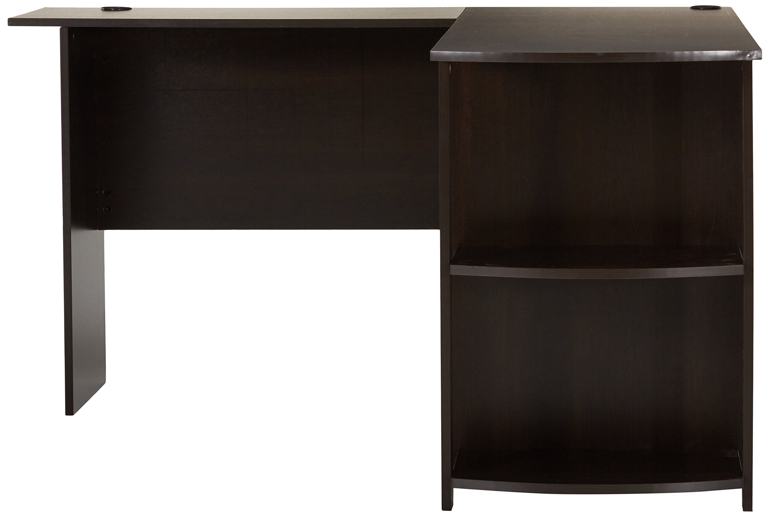 Handsome Ameriwood Home Dakota L-Shaped Desk With Bookshelves
