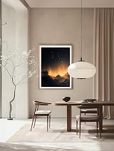 Scholar Tree Brown A3 Photo Frame with Mount, Wooden Wall Frame view 2