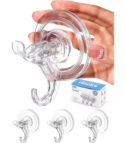Lot De 10 Pinces à Rideau De Douche Avec Ventouses - Pour Fixer Le Rideau Et éviter Les éclaboussures, Blanc