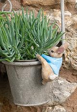 Pot Buddies Beatrix Potter Peter Rabbit Climbing Plant Pot Hanger view 3