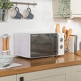 Russell Hobbs Honeycomb 17L 700W Solo Microwave 5 Power Levels White view 6