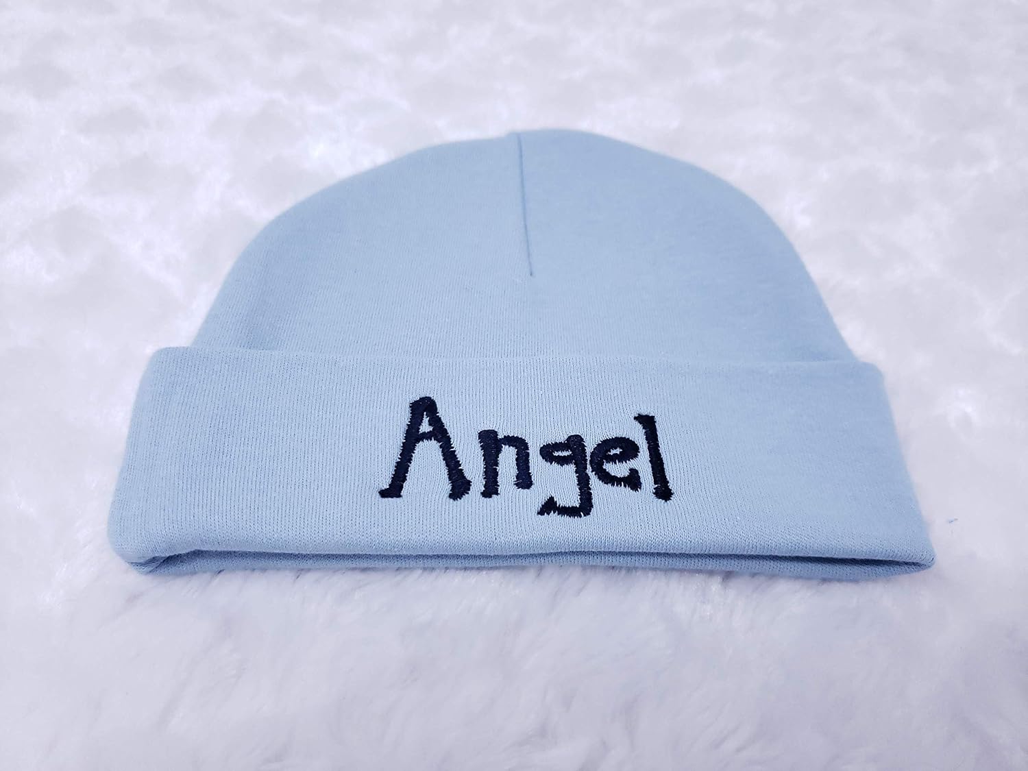 navy blue baby boy hat