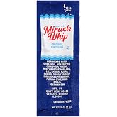 Kraft Miracle whip Single Serve (12.4g Packets, Pack of 200) | Salad Dressing Single-Serve Packets, Portion-Controlled for On-the-Go Snacks &amp; Meals