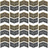 40 PCS Antique Metal Buff Counter Tokens with Velvet Bag Magic The Gathering Token Creature Stats or Loyalty Counters for MTG