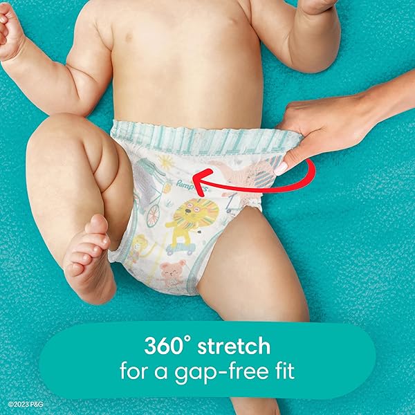 PAMPERS DIAPERS – CRUISERS 360 – SIZE 4, 64 COUNT, BABYPROOF UP TO 100% LEAKPROOF PULL-ON DIAPER