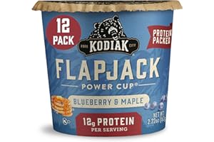 Kodiak Cakes Pancake On the Go, Blueberry and Maple, 2.16 Ounce (Pack of 12)