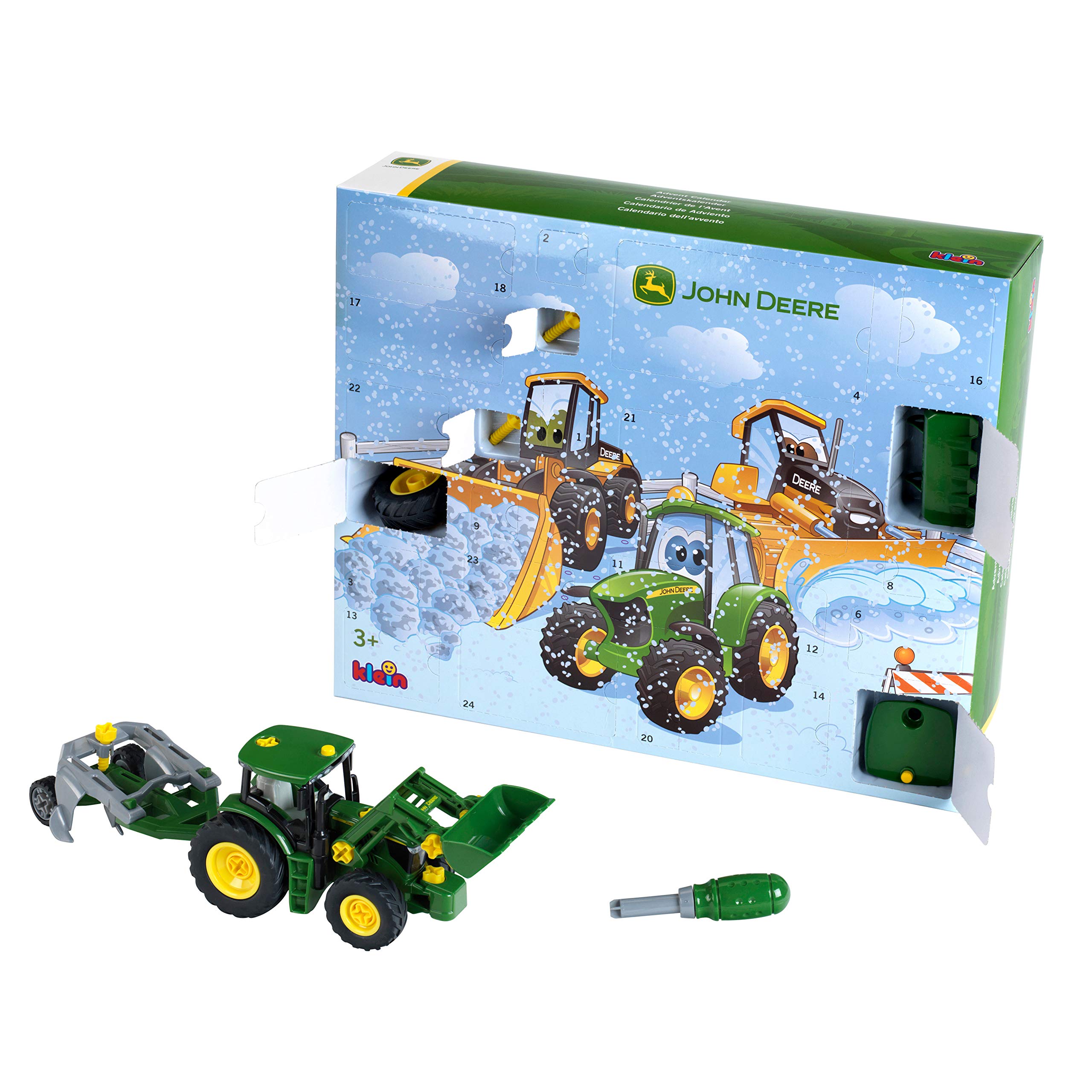 Theo Klein 3936 - John Deere Advent Calendar with 24 Doors