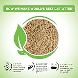 World's Best Cat Litter 8lb Original Unscented Lightweight, 99% Dust Free view 2