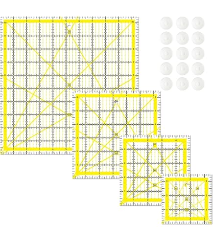 その他 Bloc Loc Non-Slip Ruler 24 1/2 inch Amazon.com: Bloc Loc Rulers For Quilting, Half Square Triangle