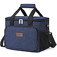 Lifewit Large Lunch Bag Insulated Lunch Box Soft Cooler Cooling Tote for Adult Men Women, Dark Blue 24-Can (15L)