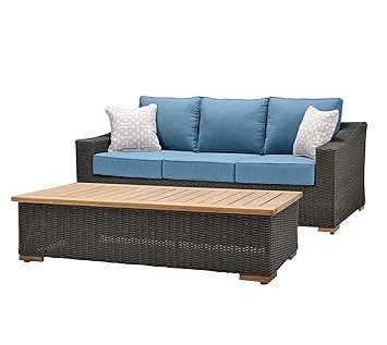 Amazon.com: La-Z-Boy Outdoor New Boston Resin Wicker Patio Furniture ...